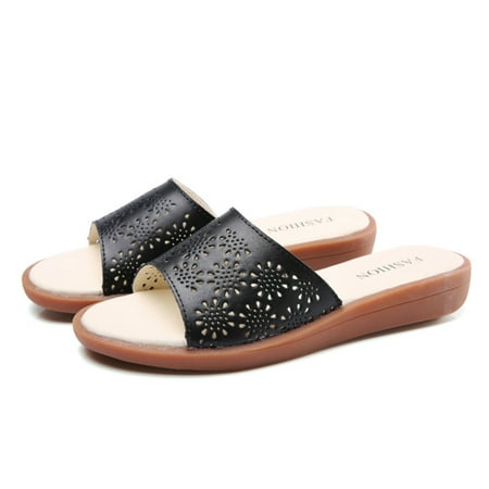 

Vedolay 2023 Womens Slippers Slippers for Women Bow Flat Sandal Slippers Gold 8