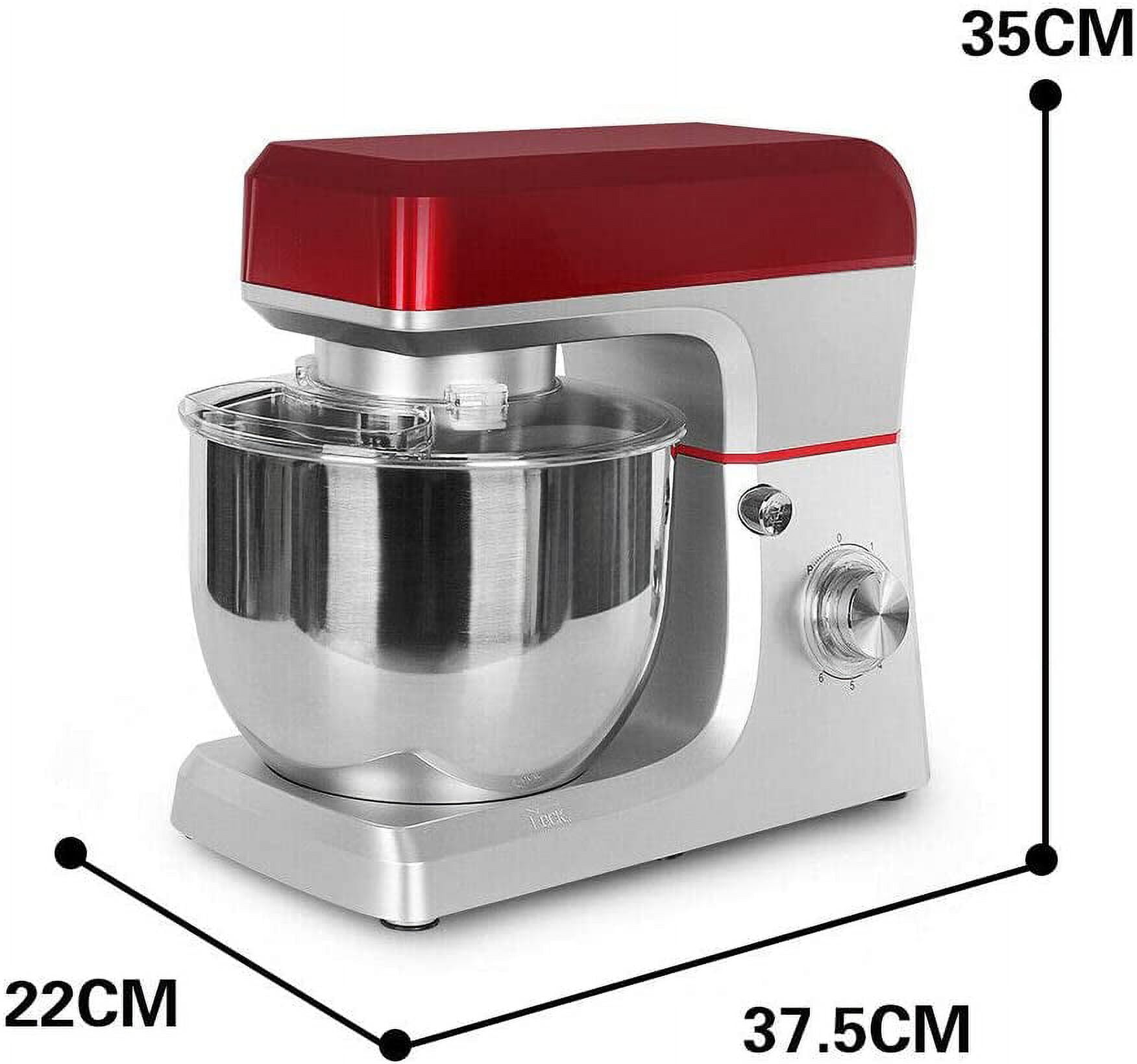 Stand Mixer Commercial Stand Mixer Household Kitchen Electric Mixer 6 Speed  Tilt Head Food Dough Mixers with Mixing Paste/Beater/Noodle Sticks for