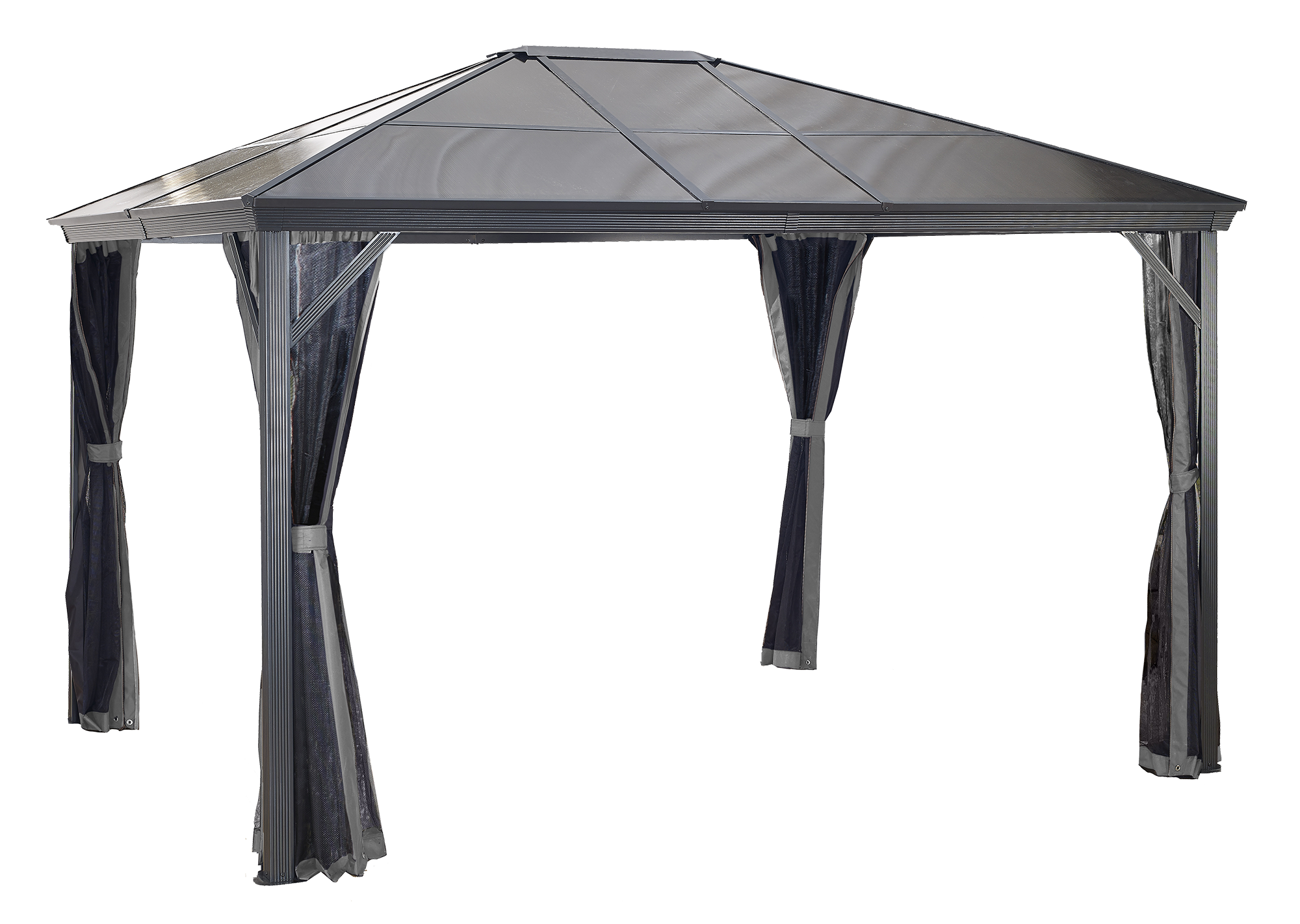 Sojag VERONA 10 X 12 Gazebo Polycarbonate Roof Mosquito Netting Sojag VERONA 10 X 12 Gazebo Polycarbonate Roof Mosquito Netting