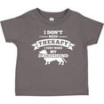 thumbnail image 3 of Inktastic No Therapy Dachshund Boys or Girls Toddler T-Shirt, 3 of 5