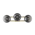 thumbnail image 5 of Lunette 3-Light Aged Brass Sconce, 5 of 5