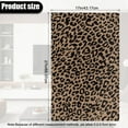 thumbnail image 7 of Xoenoiee Brown Leopard Print Non Slip Headrest Cover for Furniture Slipcovers, Leather Headrest Protector for Recline Chair Head Protector with Hook & Loop Tape, 1 Pack, 7 of 7