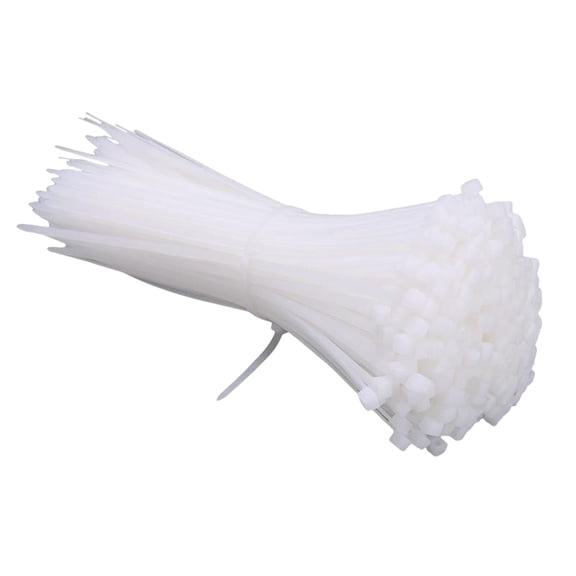 WINDLAND 100Pcs Nylon Cable Ties Adjustable locking Cord Ties Straps fot Indoor and Outdoor Cable Management Cable Ties