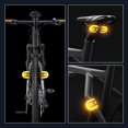 thumbnail image 2 of Luz trasera de bicicleta impermeable, luz de advertencia de bicicleta con carga USB, señal de giro Led, 2 of 5