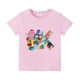 thumbnail image 5 of Camiseta con letras "Inside Out" para niños, playera con combinación de nombre, ropa informal Kawaii de dibujos animados, Tops Harajuku para niños y niñas, 2 letras A B C, 5 of 5