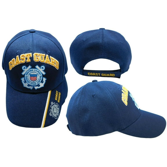 United States Coast Guard 1790 Anchors Navy Blue Adjustable Embroidered Hat Cap