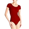 thumbnail image 1 of Leotardo manga corta color rojo dama Camellia Brand 2015, 1 of 2