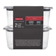 thumbnail image 5 of Rubbermaid Brilliance 4.7 Cup Medium Stain-Proof Food Storage Container, Set of 2, 5 of 10