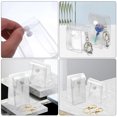 thumbnail image 3 of 4 piezas de llavero de brillo labial transparente, bolsa de almacenamiento de lápiz labial, bolsas organizadoras de bálsamo labial, llavero, 3 of 6