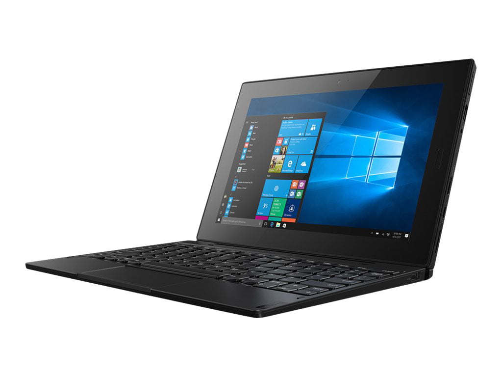 Werkgever ethiek Faeröer Lenovo Tablet 10 20L3 - Tablet - with keyboard dock - Intel Celeron N4100 /  1.1 GHz - Win 10 Pro 64-bit - UHD Graphics 600 - 4 GB RAM - 128 GB eMMC -  10.1" IPS touchscreen 1920 x 1200 - Wi-Fi 5 - black - kbd: US - Walmart.com