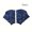 Navy Blue, variant on 1 Pair Swimming Webbed Gloves, Water Sports Training Hands Flippers, Swimming Equipment For Men Women
