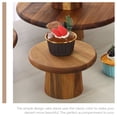 thumbnail image 1 of PAMINGONO Pastry Tray Wood Easy to Clean Brown 1Set, 1 of 7