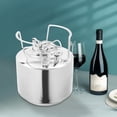 thumbnail image 2 of Stainless Steel Mini Keg 1.59 Gal, Homebrew Beer Keg with Quick-Disconnect Posts, Pressure Fermentation Vessel 80 PSI, Small Corny Keg for Craft Beer, Soda, Cold Brew Coffee, 2 of 12