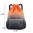 thumbnail image 2 of WIZUTIZ Backpack for Women Womens Backpacks with Adjustable Strap Zipper Pockets Backpacks Medium Solid Bags Waterproof Durable Bag 1 PC Orange, 2 of 6
