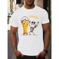 thumbnail image 1 of Camiseta de moda con estampado de calavera de Fridan, cuello redondo, manga corta, ropa gráfica de verano para hombre, camisetas para adultos, hombres, mujeres, adolescentes, jóvenes y ocio., 1 of 4