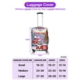 thumbnail image 5 of Santa is Coming Scottish Fold Merry Christmas Xmas Noel Truck Tree Travel Luggage Cover Cat Lover Kitten Owner Gifts Suitcase Dust Protective Decor - 02023, 5 of 5