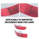 thumbnail image 3 of 2pcs Rear Bumper Reflector Light Tail Fog Lamp,for Mitsubish Outlander 2007-2012, 3 of 5