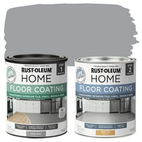 Rust-Oleum 367592 Home Interior Floor Coating Kit, Matte Aged Gray