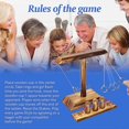 thumbnail image 4 of UBIUO Ring Toss Game, Ring Toss with Shot Ladder, Fun Hook and Ring Game, Handmade Wooden Interactive Game for Home, Party, 4 of 4