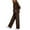48#Brown, variant on Women's 2 Piece Fall SweatsuitsOversized Hoodie & Wide Leg Sweatpants, Lounge Matching Tracksuits Dark Gray XL