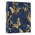 thumbnail image 5 of ALAZA 3d Butterflies-d2 Hardcover 3 Ring Binder 1.5" Round Rings Interior Pockets Binders Organizer 1 Pack, 5 of 9