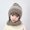 001_Khaki, variant on Women's Bomber Hats Girls Winter Slouchy Knit Warm Hats Wool Cap Scarf Integrated Pullover Cap Cute Parent Child Knitted Hat, Women's Accessories Bomber Hats
