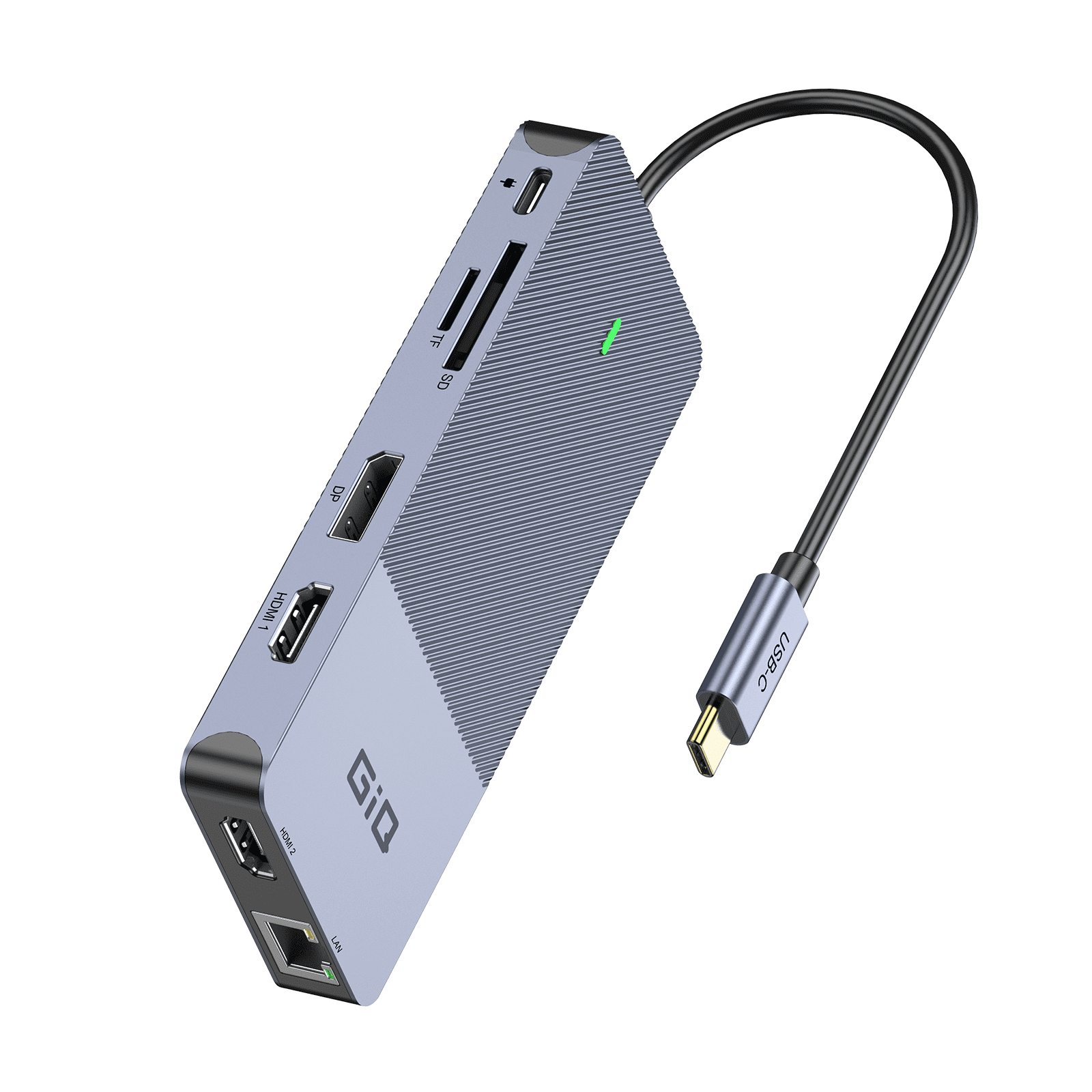 Docking Station,Giq 4K 60Hz Quadruple 