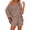 Coffee Color, variant on Women Two Piece Sweater Set Including A Knitted Top and Shorts Cute Pajamas and Home Wear Set