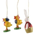 thumbnail image 3 of Holiday Ornament Wooden Rabbit & Chicks Set/3 Springtime Easter Ro2100i-Ro2081, 3 of 3