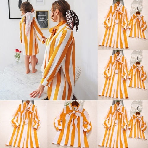 Parent child Mother and Daughter Clothes dress Family Matching Outfits Set