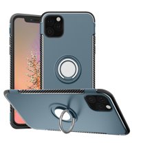 Goldcherry for iPhone 11 Pro Max Case with Ring Holder,Slim Dual Layer Shockproof Case Cover Built in Ring Stand 360° Rotating Holder Kickstand for Apple iPhone 11 Pro Max 6.5" 2019 (Navy)