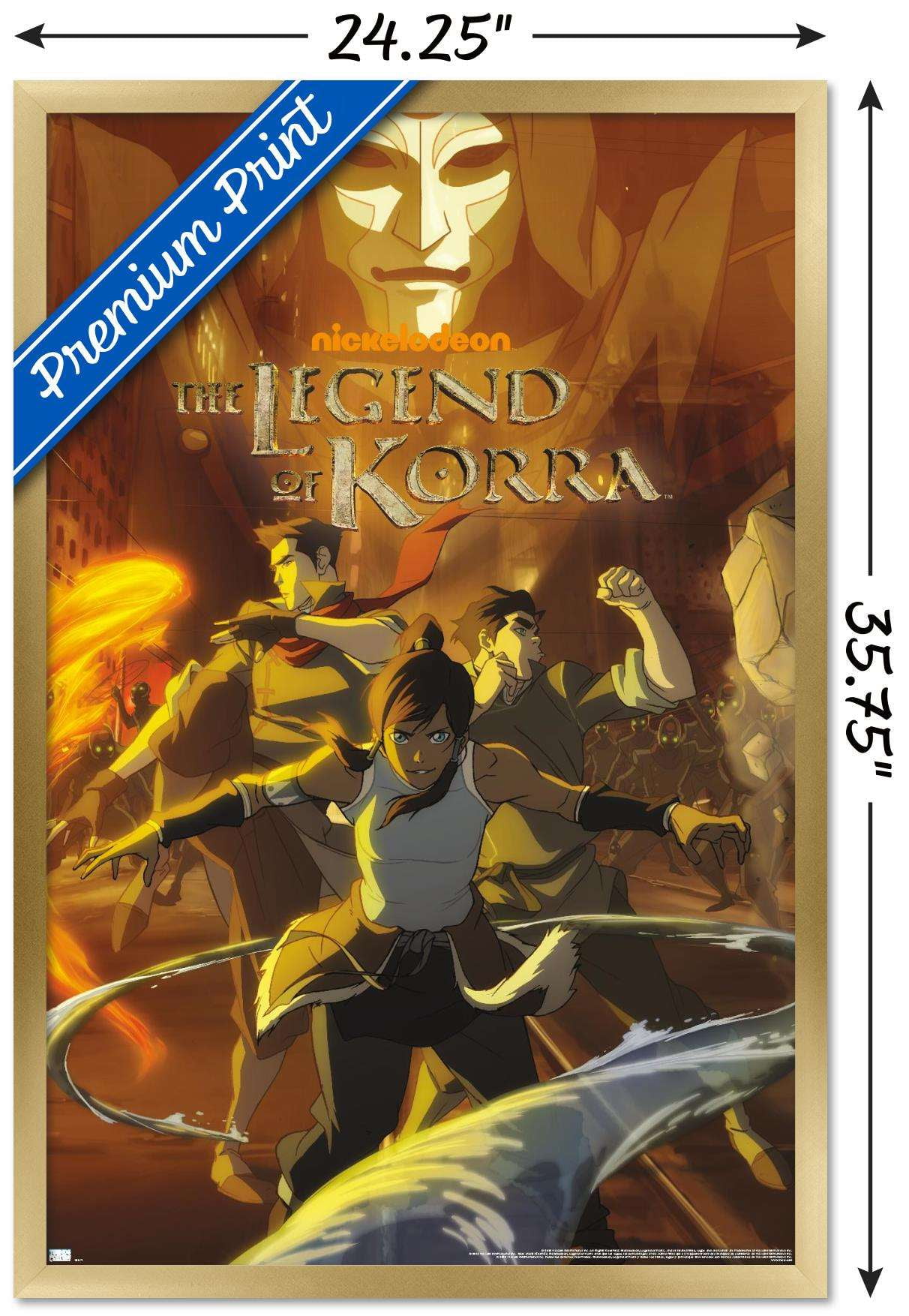 Avatar: The Legend of Korra - One Sheet Wall Poster, 22.375" x 34", Framed