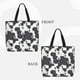 thumbnail image 2 of Fotbe Black And White Sheeps Bolsa Tote con Estampado para Mujer, Bolsos con Cremallera, Bolsa de Hombro Casual de Gran Capacidad con Bolsillos Internos, 2 of 7