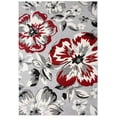 thumbnail image 1 of Modern Floral Area Rugs 7'6" X 9' 5" Red, 1 of 1