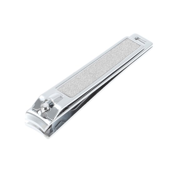 Unique Bargains 1 Pc Large Nail Clipper for Women for Men Silver Tone