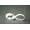 Gold, variant on Personalized Custom Infinity Pet Dog Engrave Name Chain Pendant Necklace