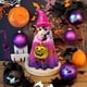 thumbnail image 5 of Adorno de fantasma de Halloween, sombrero de bruja fantasma, escena de fiesta, 5 of 6