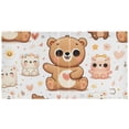 thumbnail image 2 of Happy Bears 3 Ring Binders 1.5 inch Hardcover File Folders with Interior Pockets A4 Size Organizer for School Office Hospital, 2 of 8