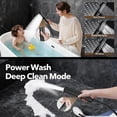 thumbnail image 5 of HOPOPRO 10 Inch Rain Shower Head with Handheld, Dual 2-in-1 Combo, High Pressure Waterfall Showerhead, 7 Spray Modes with Hose 71" Stainless Steel, 5 of 10
