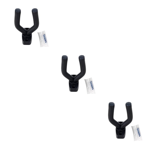 Soporte para guitarra Advancent Gancho para colgar guitarra Negro 13 * 7 cm 3Conjunto