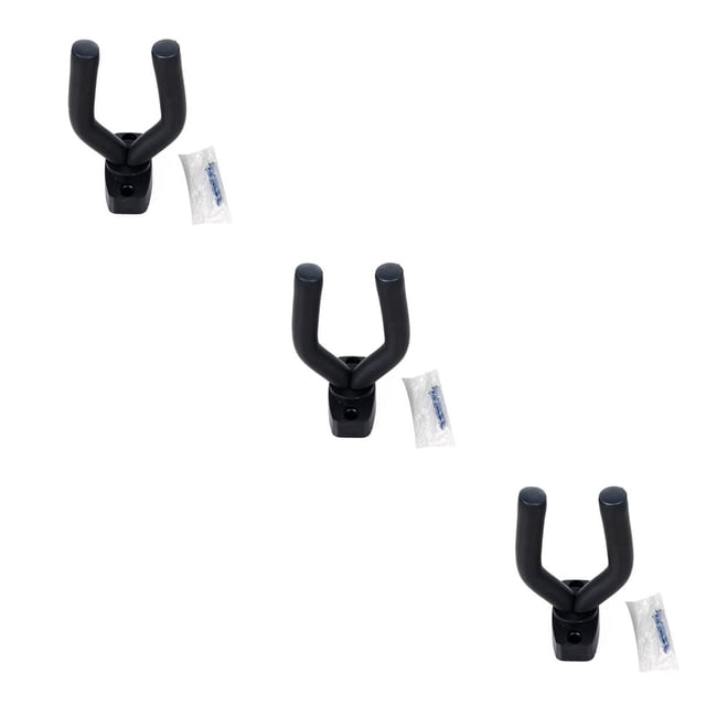 Soporte para guitarra Advancent Gancho para colgar guitarra Negro 13 * 7 cm 3Conjunto