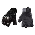 thumbnail image 1 of Guantes Protectores De Motocicleta, Medio Dedo, 1 of 7