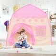 thumbnail image 3 of WHAMVOX 13 Pack Princess Castle Design Play Tents Oxford Cloth Pink 51x39x51in for Girls Indoor Play, 3 of 8
