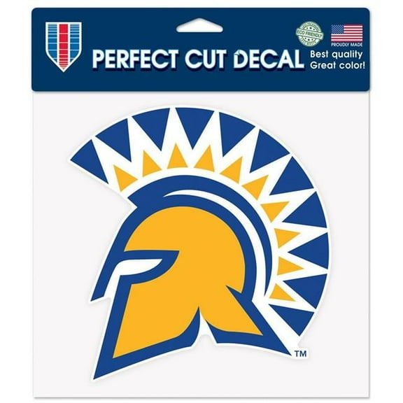8 x 8 in. NCAA San Jose State Spartans Perfect Cut Color Decal