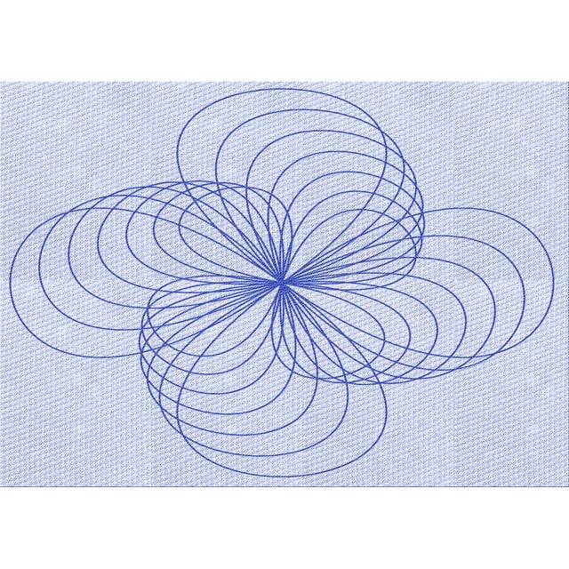 Ahgly Company Machine Washable Indoor Rectangle Transitional Lavender Blue Area Rugs, 7' x 10'