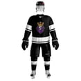 thumbnail image 3 of Camiseta de práctica de hockey sobre hielo personalizada, negra, ligera, delgada y transpirable, de alta calidad, serie H400 y camiseta de calle grande (todos los tamaños), 3 of 5