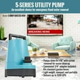 thumbnail image 5 of Little Giant 505723 10 ft. Cord 1200GPH 5 MSP Sub Utility Pump, 5 of 8