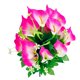 thumbnail image 2 of Flores artificiales de nenúfar para decoración del hogar, oficina, arreglos de mesa para bodas, flores de seda duraderas, tallos flexibles, 55x40 cm, 2 of 6
