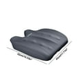 thumbnail image 3 of Ruroz Car Seat Cushion - Memory Foam Car Seat Pad - Sciatica & Lower Back Pain Relief - Car Seat Cushions for Driving - Road Trip Essentials for Drivers(Gray), 3 of 7