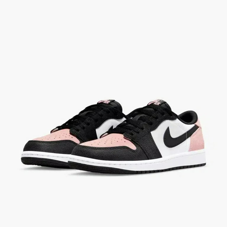 Air Jordan Men's Jordan 1 Retro Low OG, Black Bleached Coral White
